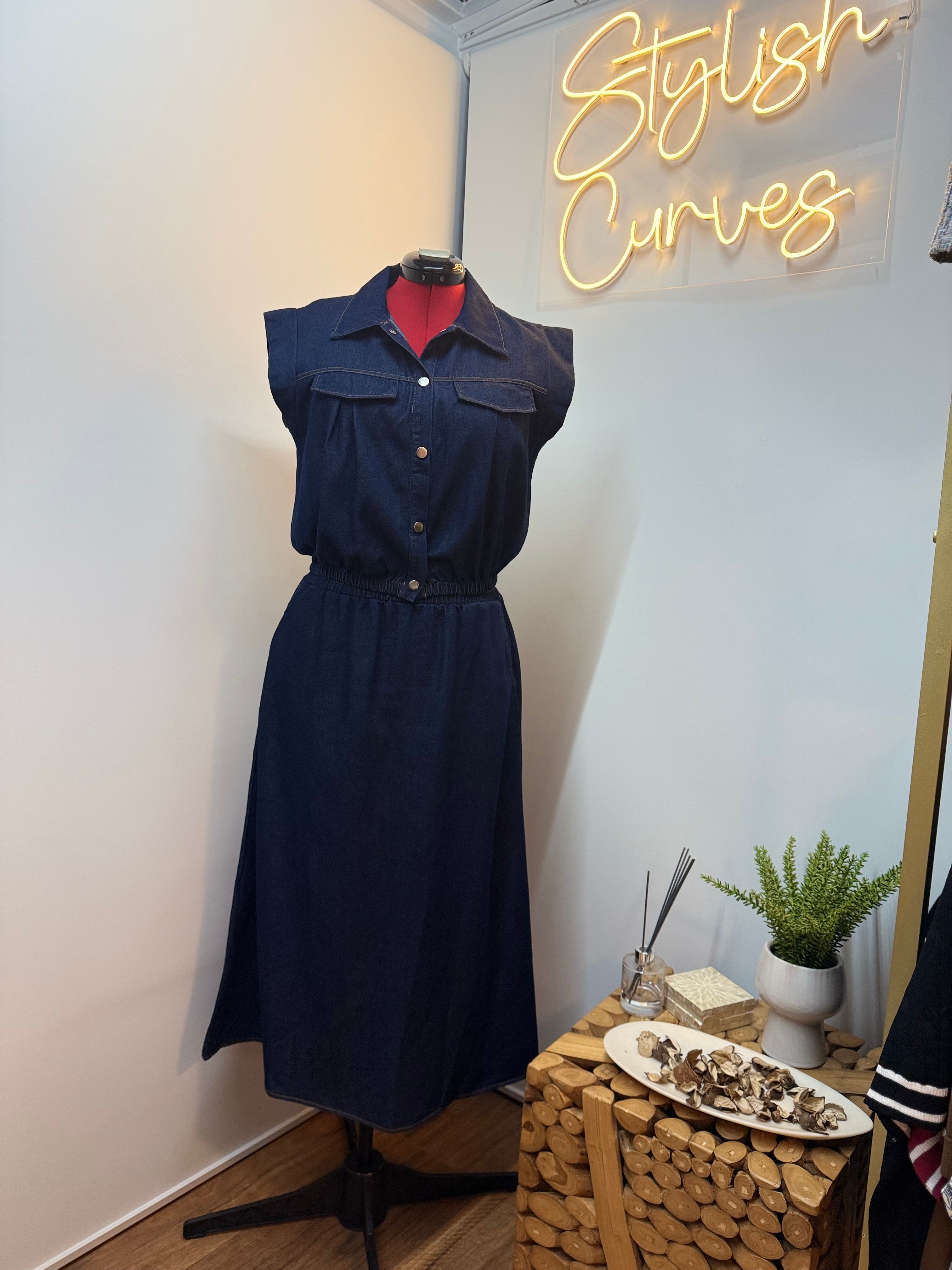 Denim Skirt Coords - Dark